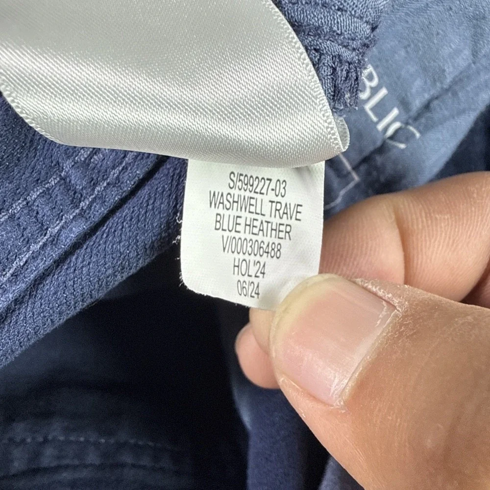 Banana Republic Travel Jeans Mens 34x30 * Blue Athletic Fit Pants Preppy Comfort